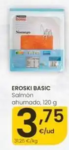 Eroski Eroski basic - salmon ahumado oferta