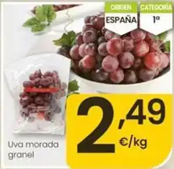 Eroski Uva morada granel oferta