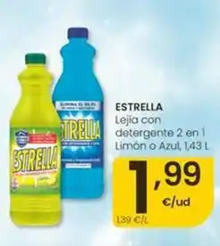 Estrella - lejia con detergente 2 en 1 limon