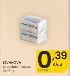 Eroski Levanova - levadura fresca oferta