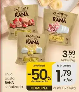 Eroski Rana - en la pasta oferta
