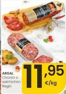 Eroski Argal - chorizo o salchichon regio oferta