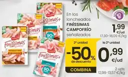 Eroski Campofrío - en los loncheados finissimas oferta