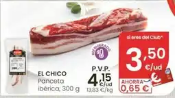Eroski El chico - panceta iberica oferta