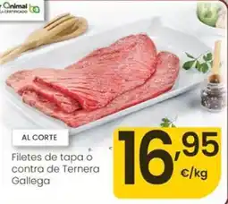 Eroski Filetes de tapa o contra de ternera gallega oferta