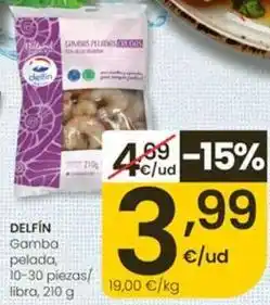 Eroski Delfín - gamba pelada oferta