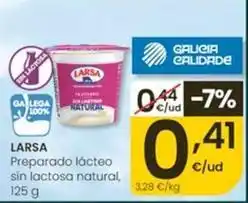 Eroski Larsa - preparado lacteo sin lactosa natural oferta