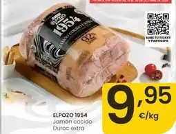 Eroski Elpozo - jamon cocido duroc extra oferta