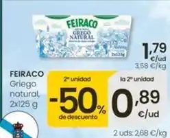 Eroski Feiraco - griego natural oferta