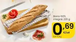 Eroski Barra 100% integral oferta