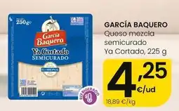 Eroski García baquero - queso mezcla semicurado ya cortado oferta