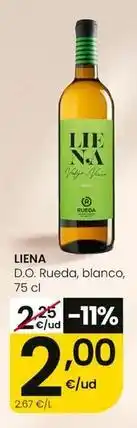 Eroski Liena - d.o. rueda blanco oferta