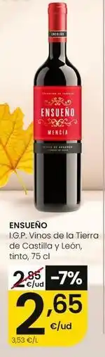 Eroski Ensueño - i.g.p vinos de la tierra de castilla y leon tinto oferta