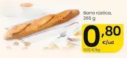 Eroski Barra rústica oferta