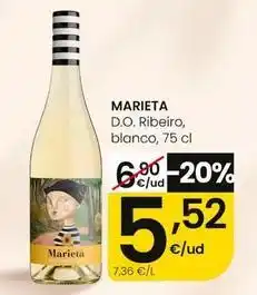 Eroski Marieta - d.o. ribeiro, blanco oferta