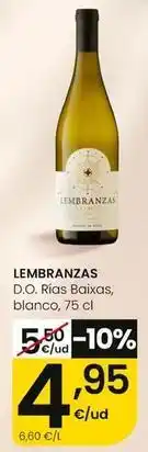 Eroski Lembranzas - d.o. rias baixas blanco oferta