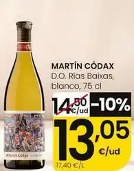 Eroski Martín códax - d.o. rias baixas blanco oferta