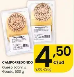Eroski Camporredondo - queso edam o gouda oferta