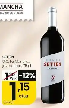 Eroski Setien - d.o. la mancha, joven, tinto oferta