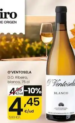 Eroski O'ventosela - d.o. ribeiro, blanco oferta