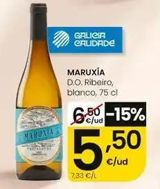 Eroski Maruxia - d.o. ribeiro, blanco oferta