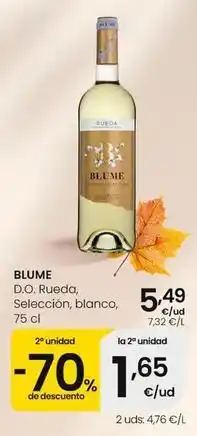 Eroski Blume - d.o. rueda seleccion blanco oferta