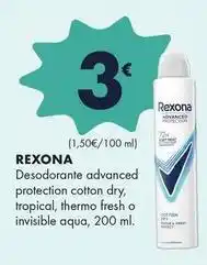 Supermercados Lupa Rexona - desodorante advanced protection cotton dry oferta