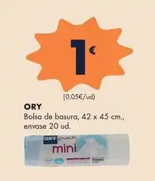 Supermercados Lupa Ory - bolsa de basura oferta