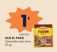 Supermercados Lupa Old el paso - sazonador para tacos oferta