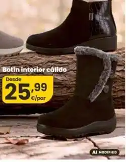 Eroski Botin interior calido oferta