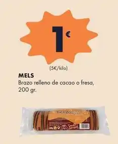 Supermercados Lupa Mels - brazo relleno de cacao oferta