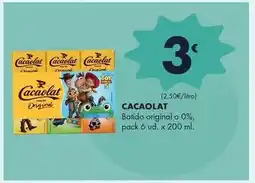 Supermercados Lupa Cacaolat - batido original o 0% oferta