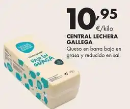 Supermercados Lupa Central lechera gallega - queso en barra bajo en grasa y reducido en sal oferta