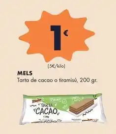 Supermercados Lupa Mels - tarta de cacao oferta