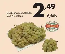 Supermercados Lupa Uva blanca embolsada, d.o.p vinalopo oferta