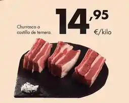 Supermercados Lupa Churrasco o costilla de ternera oferta