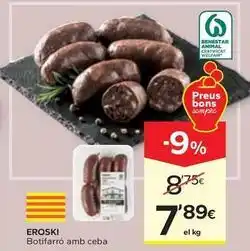Eroski - botifarò amb ceba
