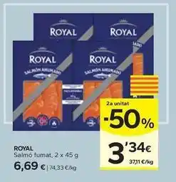 Caprabo Royal - salmo fumat oferta
