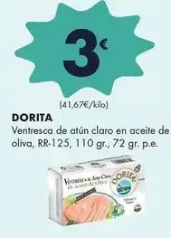 Supermercados Lupa Dorita - ventresca de atun claro en aceite de oliva oferta