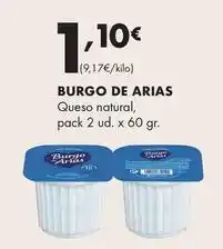 Supermercados Lupa Burgo de arias - queso natural oferta