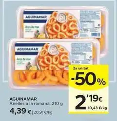 Caprabo Aguinamar - anelles a la romana oferta