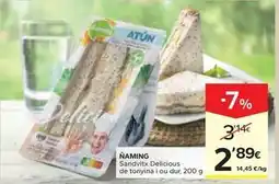 Caprabo Naming - sandvitz delicious de tonyina 1 ou dur oferta