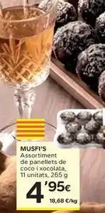 Caprabo Musfi's - de panellets de coco i xocolata oferta
