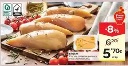 Caprabo Eroski - pits de pollastre sencers, envàs familiar oferta