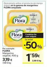 Caprabo Flora - margarina vegetal oferta