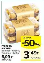 Caprabo Ferrero rocher - bombons oferta