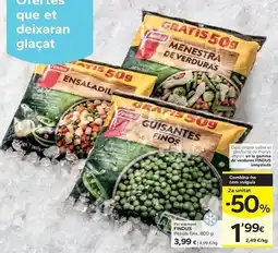 Caprabo Findus - pèsols fins oferta