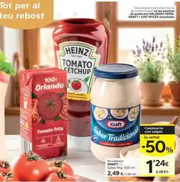 Caprabo Kraft - salsa fino oferta