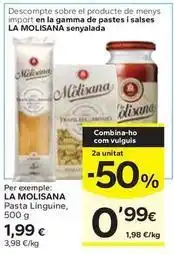 Caprabo La molisana - pasta linguine oferta