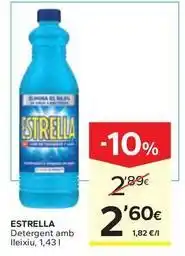 Caprabo Estrella - detergent amb lleixiu oferta